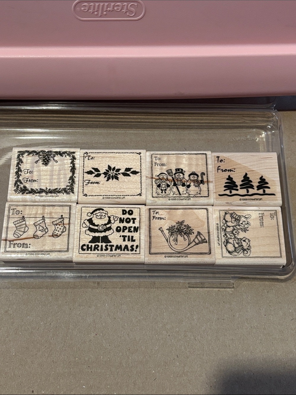 Stampin’ Up! Vintage Stamp Set Christmas Gift Tags